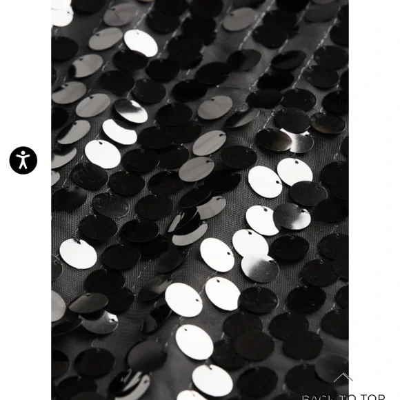 City chic Sequin Groove Dress Black, size 18, “M” in city chic sizes - Picture 6 of 10